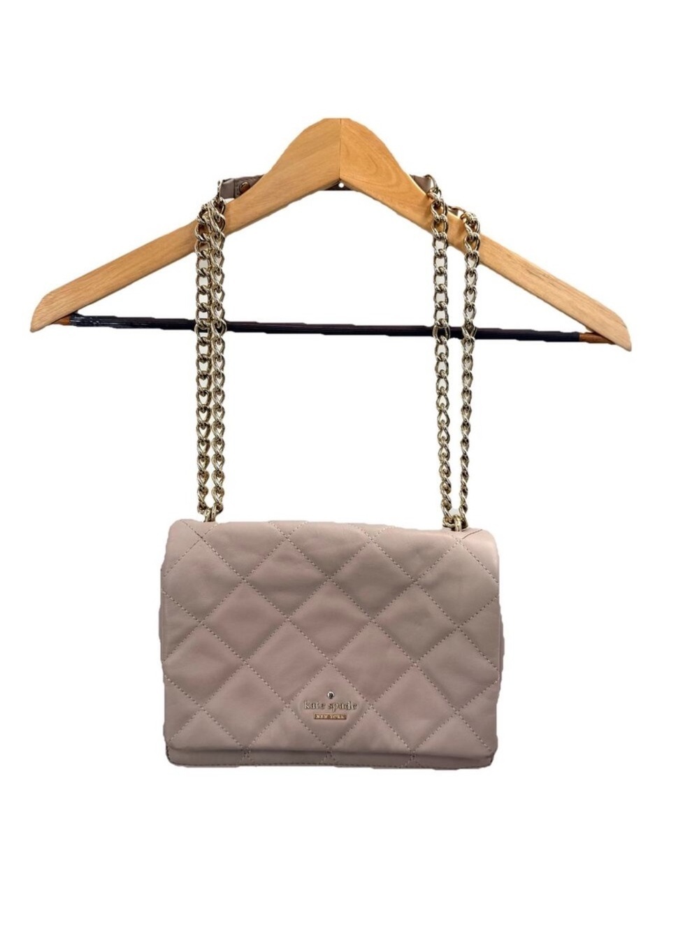 Kate Spade Mousse Frosting Quilted Leather Emerson Place Vivenna Shoulder Bag